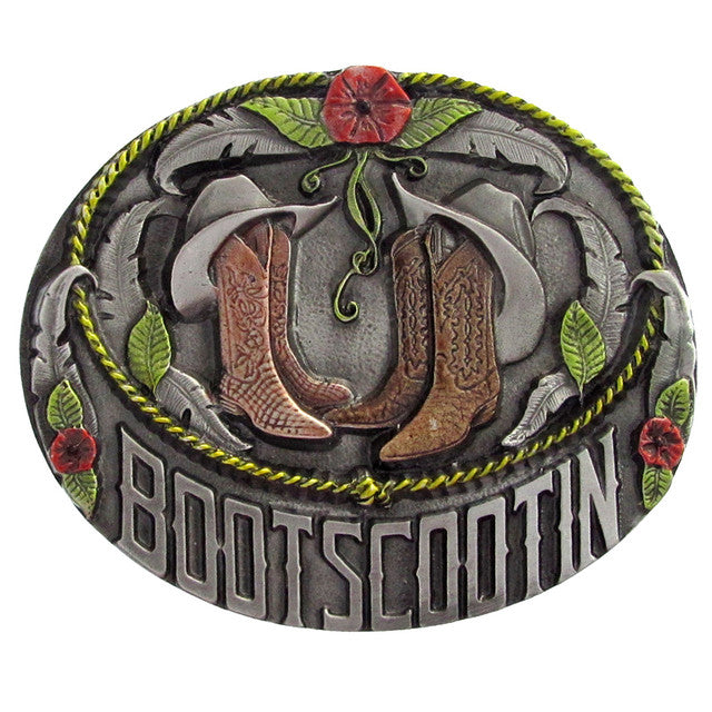 Boot Scootin' Belt Buckle (American Vintage)