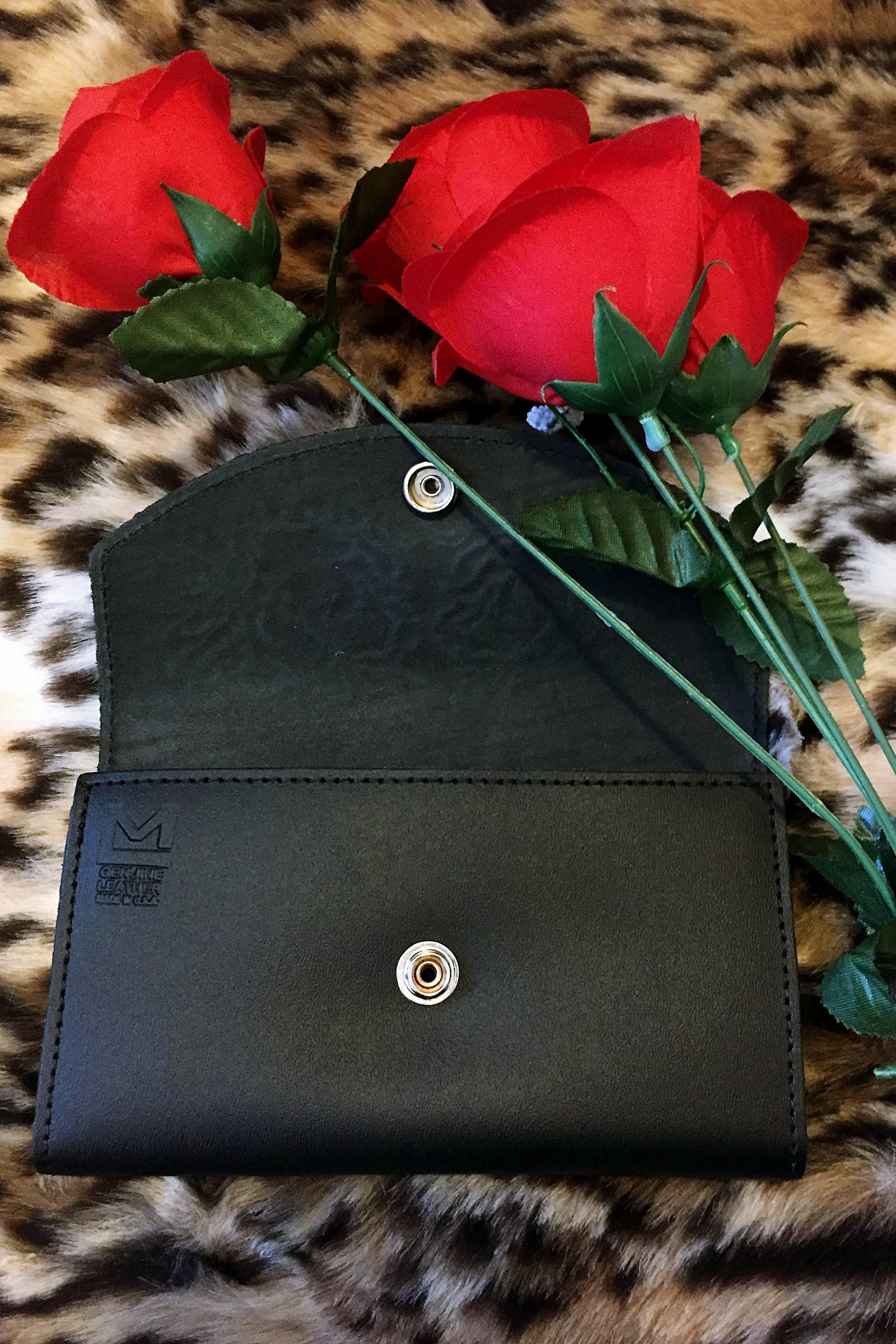 Ramblin Rose Leather Wallet